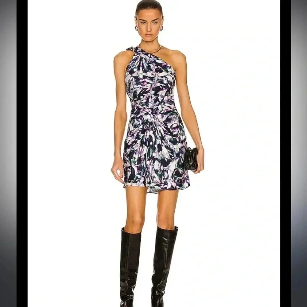 IRO Kevals printed mini dress